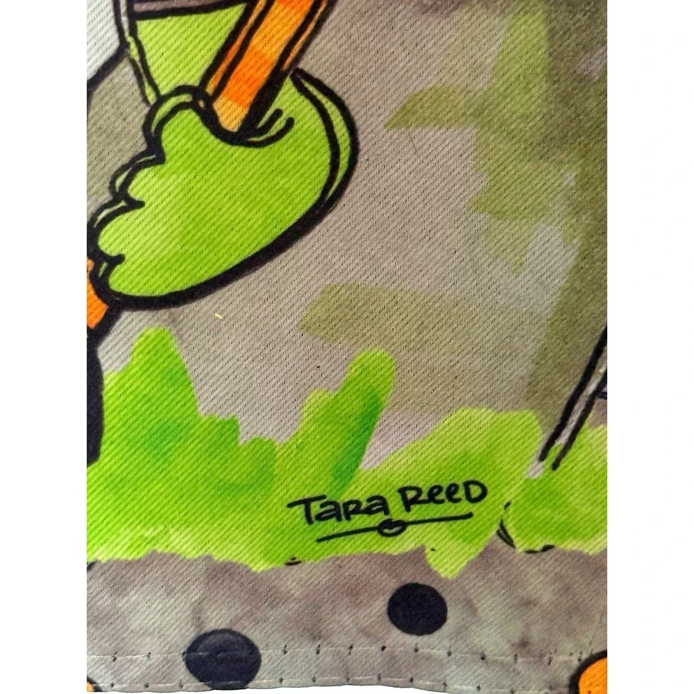 Tara Reed Be Happy This Halloween Frankenstein Flag. 12.5